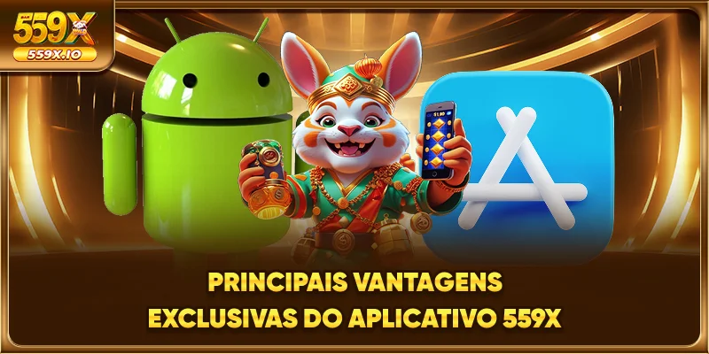 Principais vantagens exclusivas do aplicativo 559X